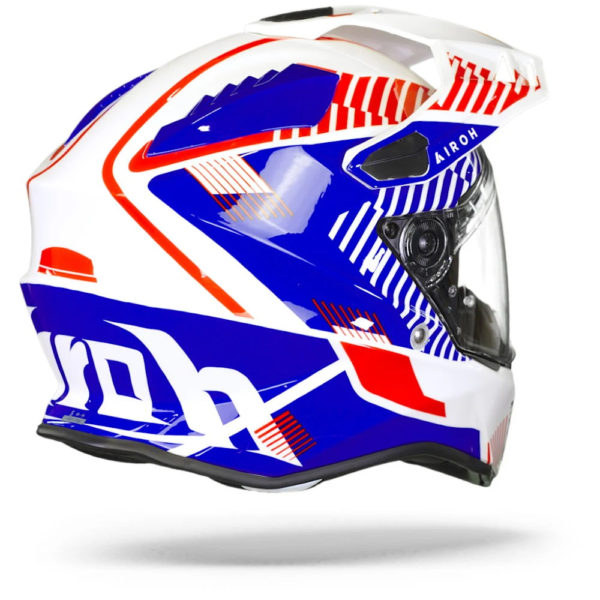 Airoh Commander Adventure Helmet - 'Boost White/Blue' (Gloss) - LARGE - Image 5