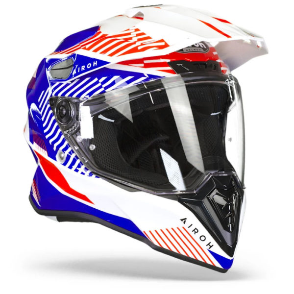 Airoh Commander Adventure Helmet - 'Boost White/Blue' (Gloss) - LARGE - Image 13