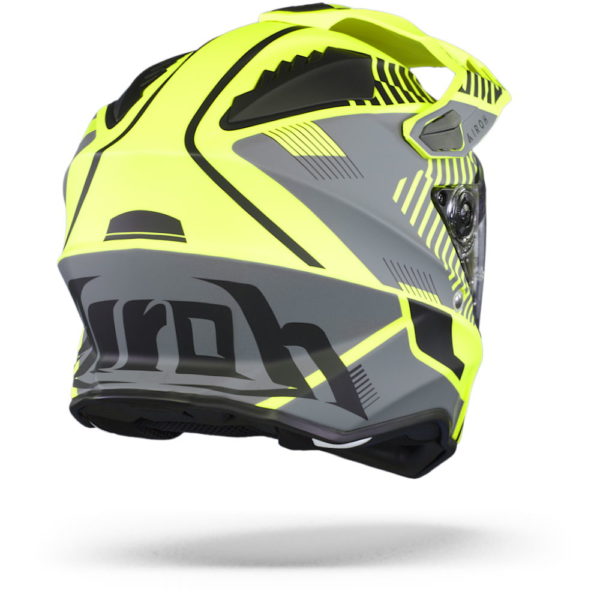 Airoh Commander Adventure Helmet - 'Boost' Neon Yellow Matt - LARGE - Image 5