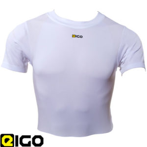 Eigo 4-Way Stretch Base Layer Short Sleeve White Small