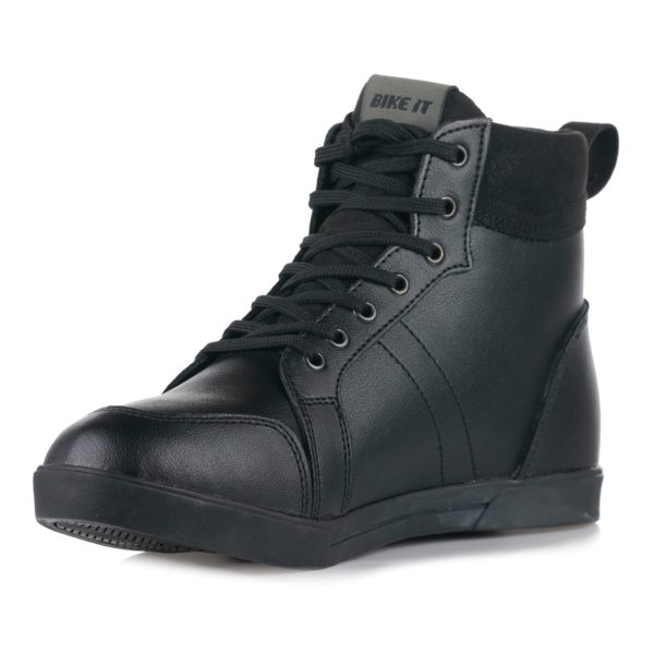 Bike It 'Sneeka' Low-Cut Waterproof Leather Motorcycle Boots (UK 6 / EUR 40) - Image 11