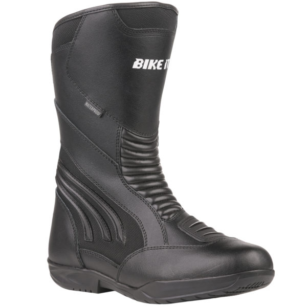 Bike It 'Burhou' All-Seasons Waterproof Black Sports Touring Motorcycle Boot (UK 6 / EUR 40) - Image 3
