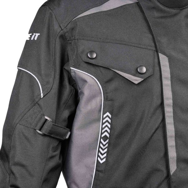Bike It 'Burhou' All-Season Motorcycle Adventure Jacket - Large - Image 5