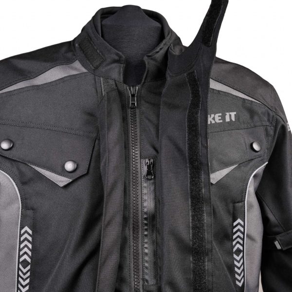 Bike It 'Burhou' All-Season Motorcycle Adventure Jacket - Large - Image 9