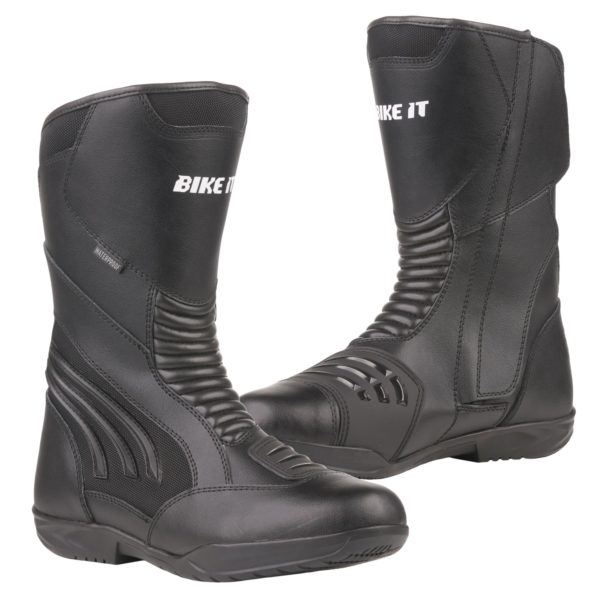 Bike It 'Burhou' All-Seasons Waterproof Black Sports Touring Motorcycle Boot (UK 6 / EUR 40) - Image 7