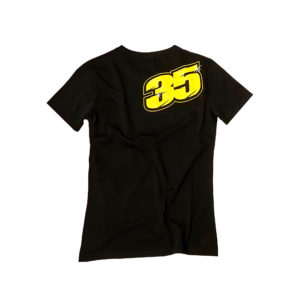 Ladies T-Shirt Crutchlow 35 Black Medium