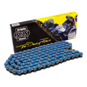 Triple-S Standard Chain 420-110 Link Blue Colour