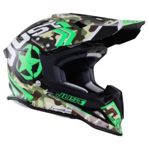 Just 1 J12 Carbon MX Helmet Kombat Green M