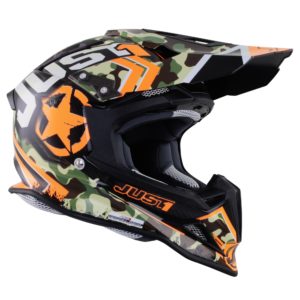 Just 1 J12 Carbon MX Helmet Kombat Orange S