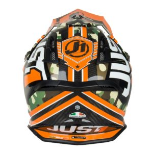 Just 1 J12 Carbon MX Helmet Kombat Orange S