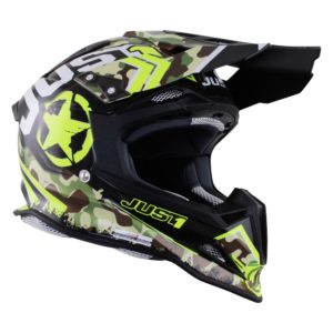 Just 1 J12 Carbon MX Helmet Kombat Yellow XS
