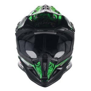 Just 1 J12 Carbon MX Helmet Mister X Carbon Green (Extra Small)