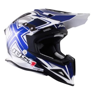 Just 1 J12 Carbon MX Helmet Mister X Blue M
