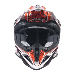 Just 1 J12 Carbon MX Helmet Mister X Red (Small)
