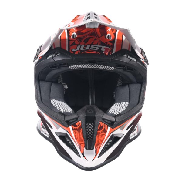 Just 1 J12 Carbon MX Helmet Mister X Red (Small)