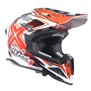 Just 1 J12 Carbon MX Helmet Mister X Red (Small)