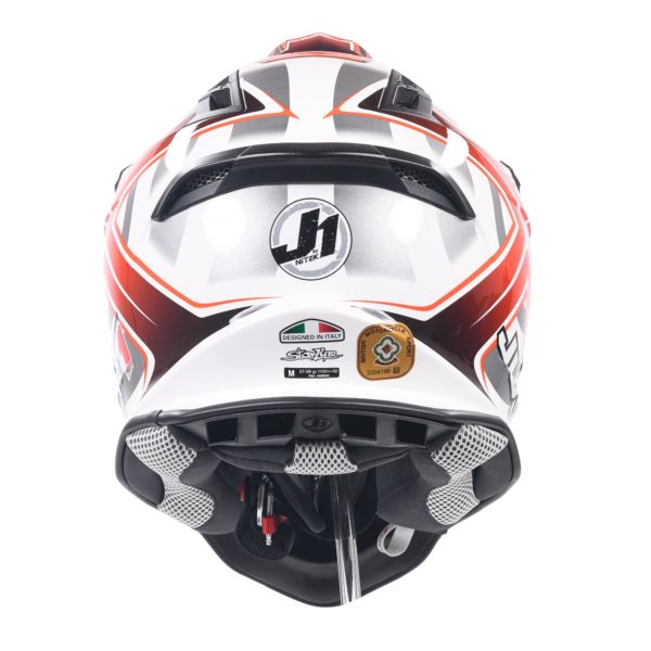 Just 1 J12 Carbon MX Helmet Mister X Red (Small) - Image 5