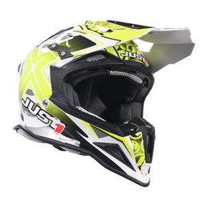 Just 1 J12 Carbon MX Helmet Mister X Yellow (Small)