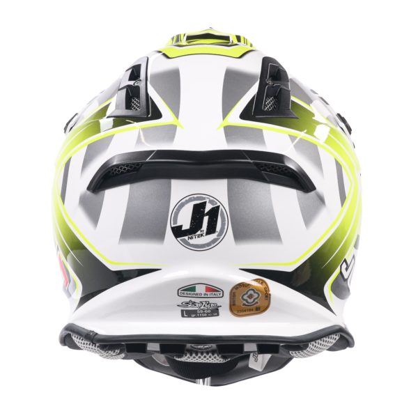 Just 1 J12 Carbon MX Helmet Mister X Yellow (Small) - Image 5