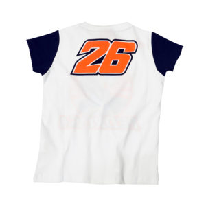 Kids T-Shirt Pedrosa White 26 8/9 Years