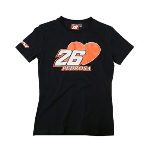Ladies T-Shirt Pedrosa 26 Blue Small