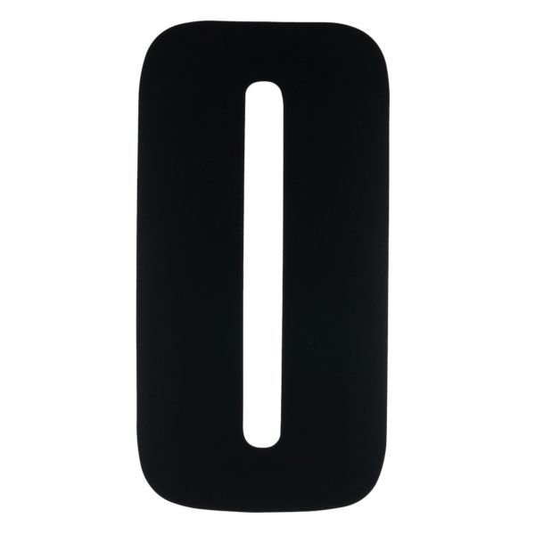 Bike It 6 Inch Race Numbers Black - #0 - Image 2