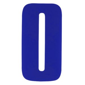 Bike It 6 Inch Race Numbers Blue – #0