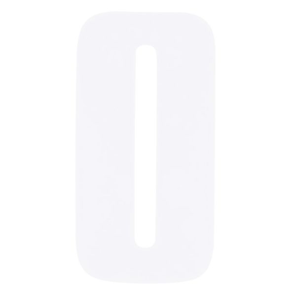 Bike It 8 Inch Race Numbers White - #0