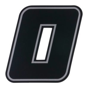 Bike It Deluxe 4 Inch Race Numbers Black – #0