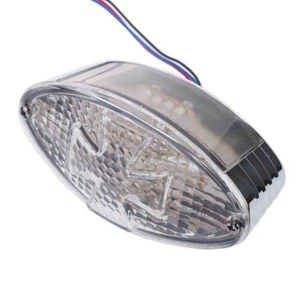 Led Rear Light Maltese Cross 3D Lens 12V E-Marked #480363EQ EMK