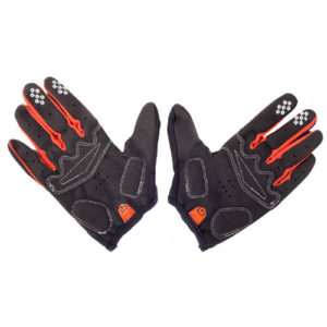 Eigo Aero Back Cycling Gloves Full Finger Red – S