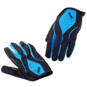 Eigo Aero Back Cycling Gloves Full Finger Blue – S