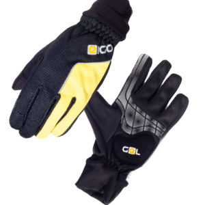 Eigo Windster Gel Cycling Gloves Black / Yellow – S