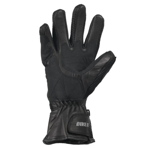 Bike It "Triple Black Air" Summer Motorcycle Glove - Large - Image 2