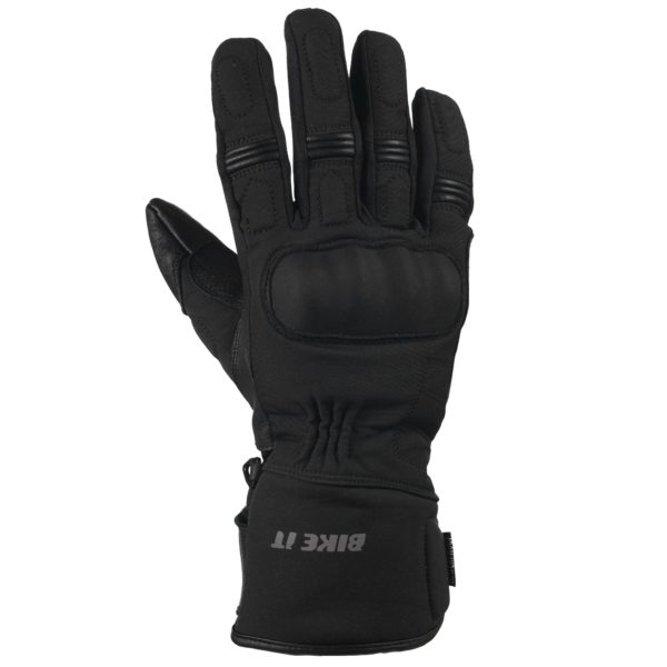Bike It "Triple Black" All-Seasons Motorcycle Glove - Large - Image 8