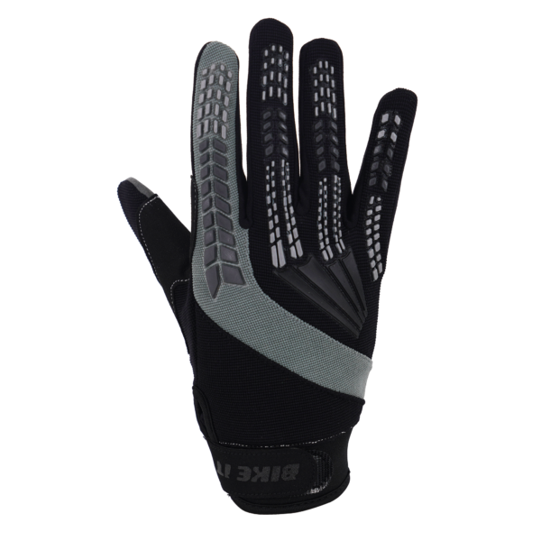 Bike It 'Vapor-S' Summer Motorcycle Glove (Black/Grey) - Large