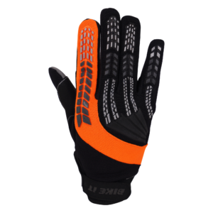 Bike It ‘Vapor-S’ Summer Motorcycle Glove (Black/Orange) – Large