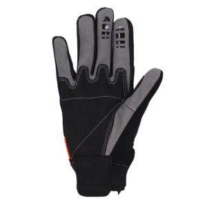 Bike It ‘Vapor-S’ Summer Motorcycle Glove (Black/Orange) – Large
