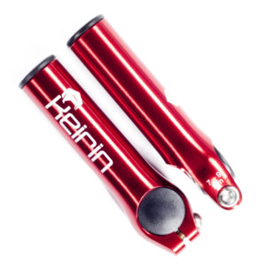 Keirin CNC Bar Ends – Red