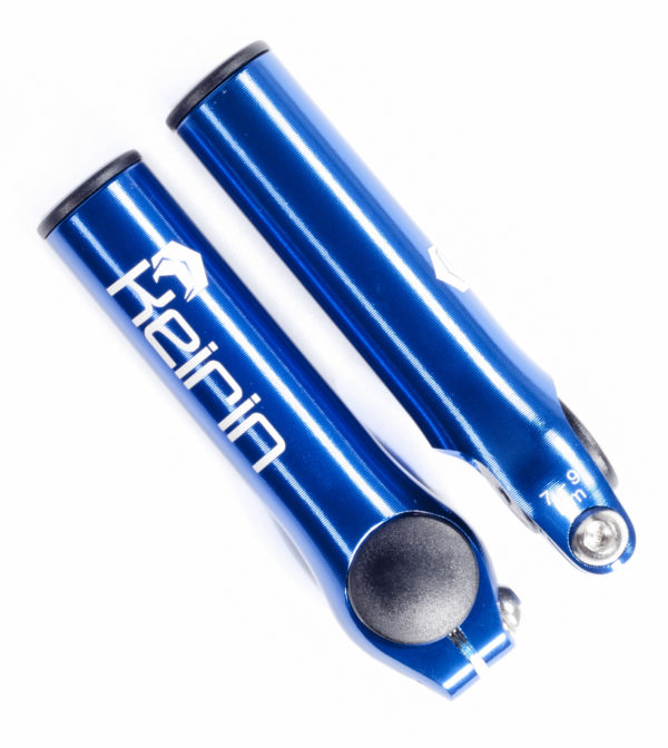 Keirin CNC Bar Ends - Blue