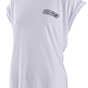 Troy Lee Designs Womens Go Faster Short Sleeved T-Shirt – White – Small