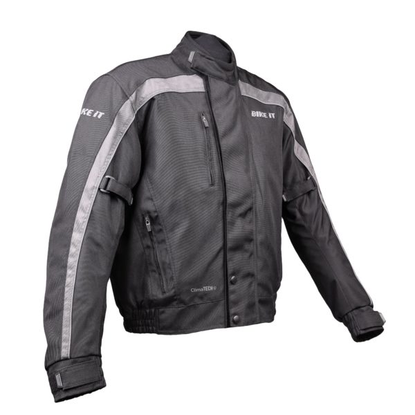 Bike It 'Herm' Motorcycle Waterproof Bomber Jacket - Large - Image 2