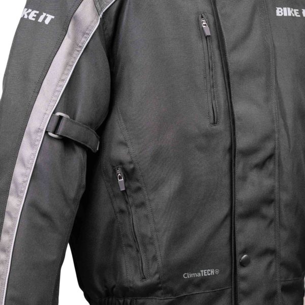 Bike It 'Herm' Motorcycle Waterproof Bomber Jacket - Large - Image 5
