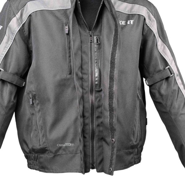 Bike It 'Herm' Motorcycle Waterproof Bomber Jacket - Large - Image 9