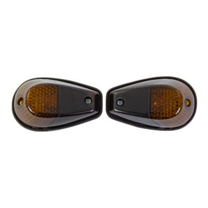 Bike It Original Fairing Indicators With Black Body And Smoked Lens