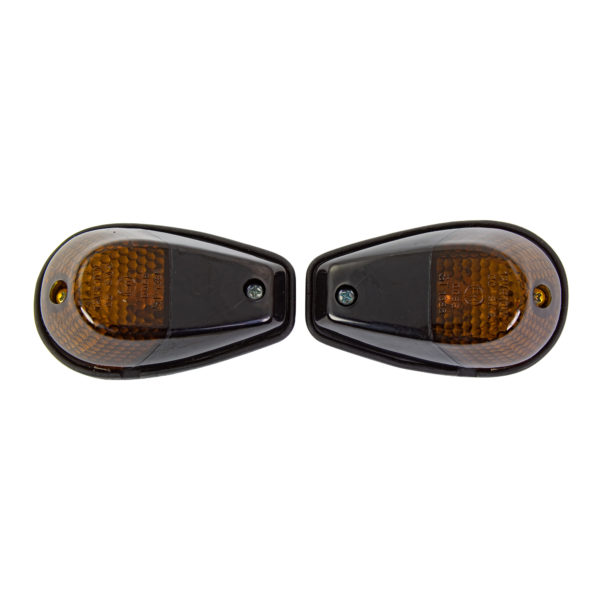Bike It Original Fairing Indicators With Black Body And Smoked Lens