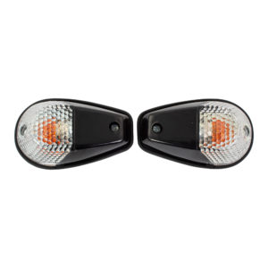 Bike It Original Fairing Indicators With Black Body And Clear Lens