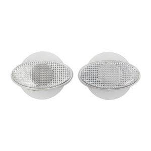 Bike It Oval Slim Fairing Indicators With Clear Lens