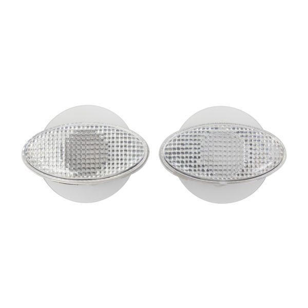 Bike It Oval Slim Fairing Indicators With Clear Lens