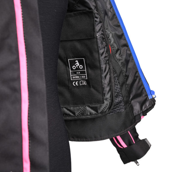Bike It 'Insignia' Ladies Motorcycle Jacket (Pink) - Size 12 LARGE - Image 11